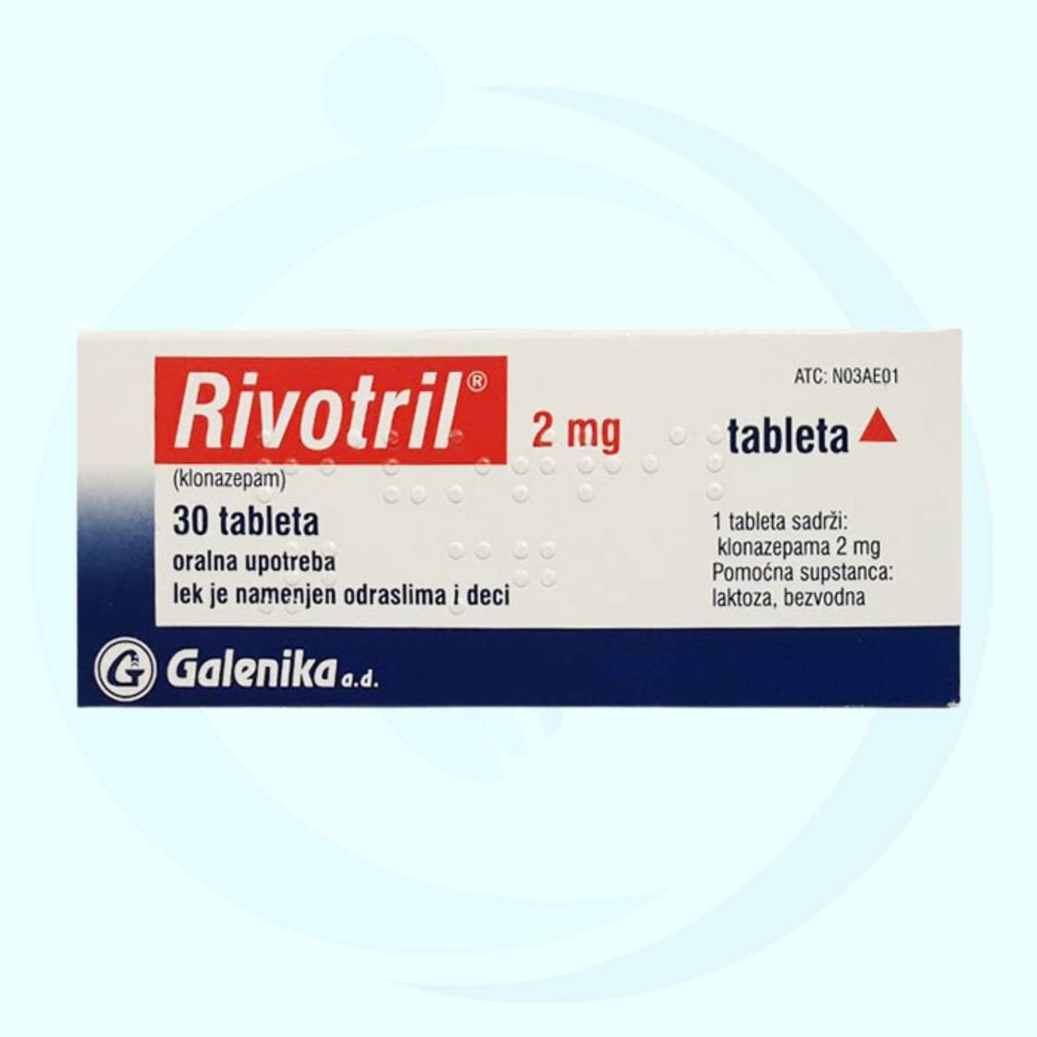 Rivotril 2mg Clonazepam Rivotril 2mg Clonazepam